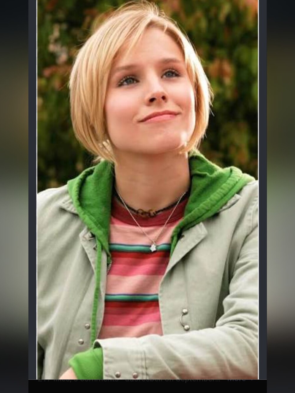 Vintage Y2K Light Green Jacket Veronica Mars